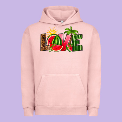 Love Watermelon Urban Hoodie Designed By Ranaportraitstore