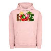 Pigment Salmon love watermelon Urban Hoodie - RanaPortraitStore