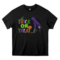 Black trick or treat Heavy Core Tee - CowGirlArtShop