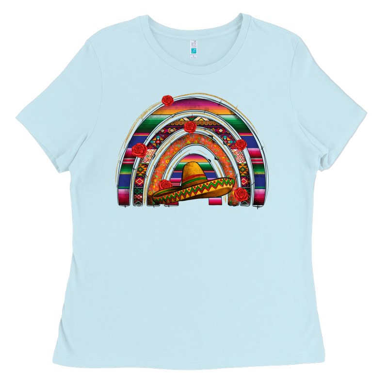 Mexico Rainbow Ladies Tee by FaDigitalArtStudio | Teevron