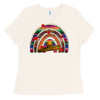 Bone Mexico rainbow Ladies Tee - FaDigitalArtStudio