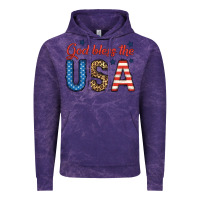 Cloud Purple god bless the usa Vintage Hoodie - BundleAndBundleShop