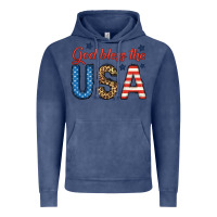 Vintage Denim god bless the usa Vintage Hoodie - BundleAndBundleShop