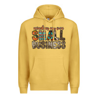 Antique Gold minding my own small business Premium Hoodie - RacoonDesign