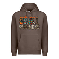 Coffee minding my own small business Premium Hoodie - RacoonDesign