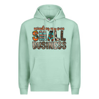 Seafoam minding my own small business Premium Hoodie - RacoonDesign