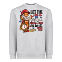 Heather Grey let the field be joyful and all that is in it Heavyweight Sweatshirt - JahusDesignShop