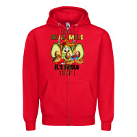 Red holy guacamole its fiesta time Zipper Hoodie - JahusDesignShop