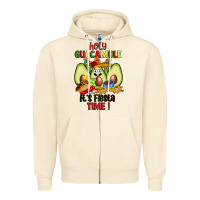 Sandshell holy guacamole its fiesta time Zipper Hoodie - JahusDesignShop