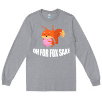 Heather Grey Oh, For Fox Sake Long Sleeve Tee - Bettercallsaul