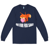 Navy Oh, For Fox Sake Long Sleeve Tee - Bettercallsaul