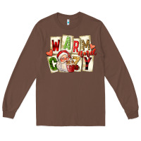 Chestnut warm and cozy santa Long Sleeve Tee - FaDigitalArtStudio