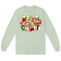 Matcha warm and cozy santa Long Sleeve Tee - FaDigitalArtStudio