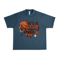 Midnight Navy it's a basketball kinda day Urban Heavy Tee - FaDigitalArtStudio