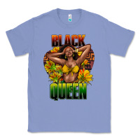 Colony Blue Black queen afro Classic Tee - HowdyJamesFarm