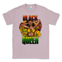 Lilac Black queen afro Classic Tee - HowdyJamesFarm