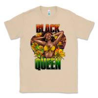 Mushroom Black queen afro Classic Tee - HowdyJamesFarm