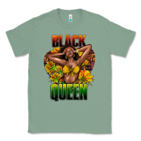 Sage Black queen afro Classic Tee - HowdyJamesFarm