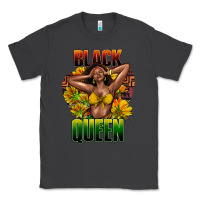 Smoke Black queen afro Classic Tee - HowdyJamesFarm