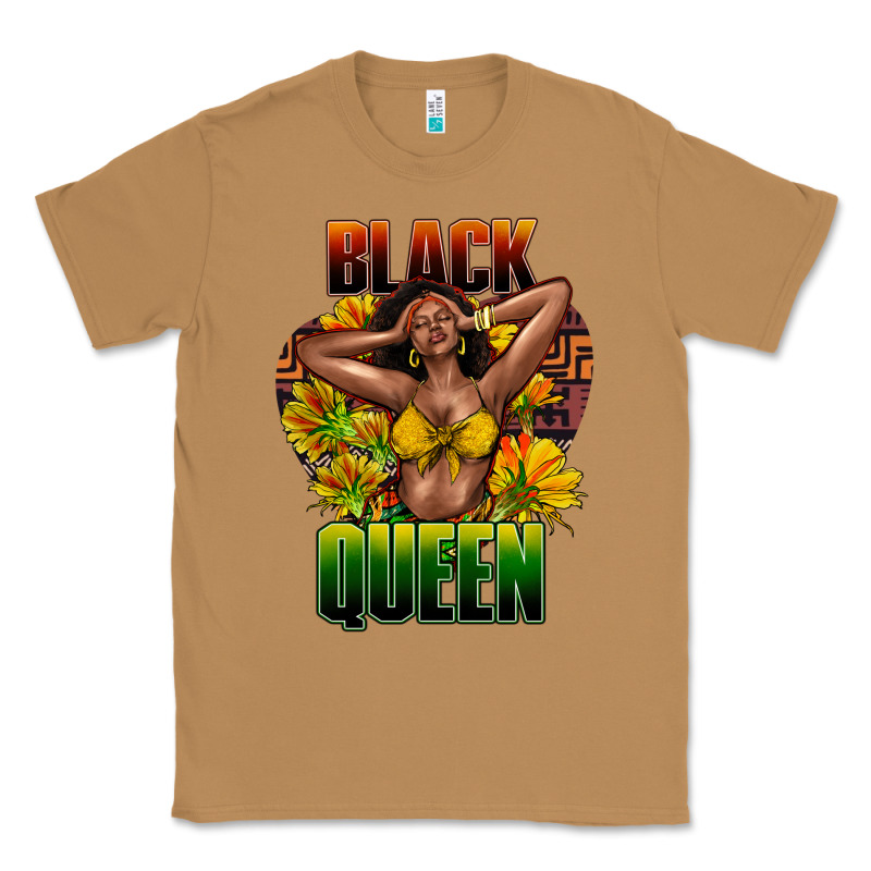 Black Queen Afro Classic Tee by HowdyJamesFarm | Teevron
