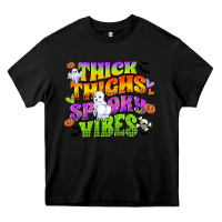 Black thick thighs and spooky vibes Heavy Core Tee - CowGirlArtShop