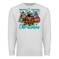 Dove Grey merry christmas Premium Sweatshirt - JahusDesignShop