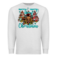Oatmeal Heather merry christmas Premium Sweatshirt - JahusDesignShop