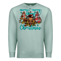 Seafoam merry christmas Premium Sweatshirt - JahusDesignShop