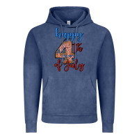 Vintage Denim happy 4th of july Vintage Hoodie - BundleAndBundleShop