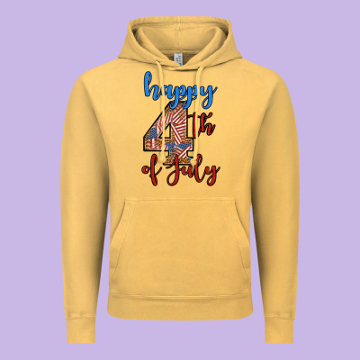 Happy 4th Of July Vintage Hoodie Designed By Bundleandbundleshop