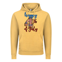 Vintage Mustard happy 4th of july Vintage Hoodie - BundleAndBundleShop
