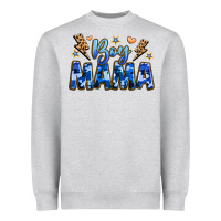 Heather Grey boy mama Heavyweight Sweatshirt - JahusDesignShop