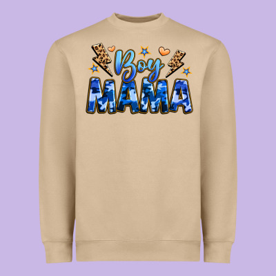 Boy Mama Heavyweight Sweatshirt Designed By Jahusdesignshop