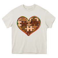 Cream melanin skin tone heart black history Heavy Core Tee - CowGirlArtShop