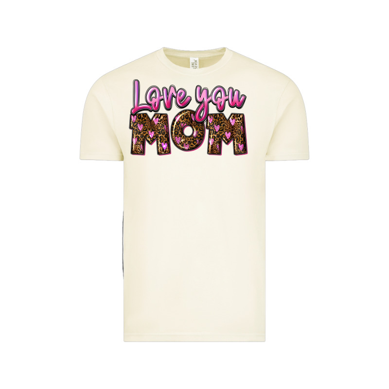 Love You Mom Mother's Day Vintage Tee by FaDigitalArtStudio | Teevron