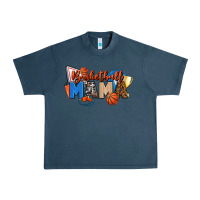 Midnight Navy basketball mama Urban Heavy Tee - FaDigitalArtStudio