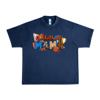 Navy basketball mama Urban Heavy Tee - FaDigitalArtStudio