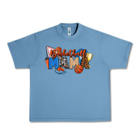 Pebble Blue basketball mama Urban Heavy Tee - FaDigitalArtStudio