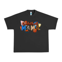 Pigment Black basketball mama Urban Heavy Tee - FaDigitalArtStudio