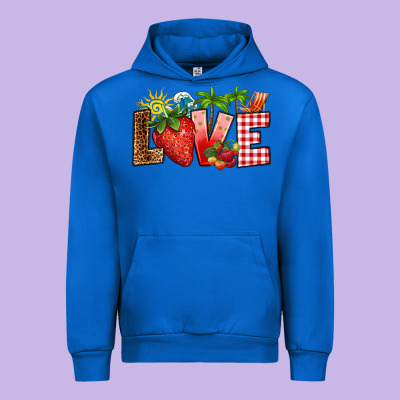 Love Strawberry Urban Hoodie Designed By Ranaportraitstore