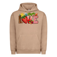 Pigment Burro love strawberry Urban Hoodie - RanaPortraitStore