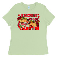 Matcha Tacos are my Valentine Valentine's Day Ladies Tee - FaDigitalArtStudio