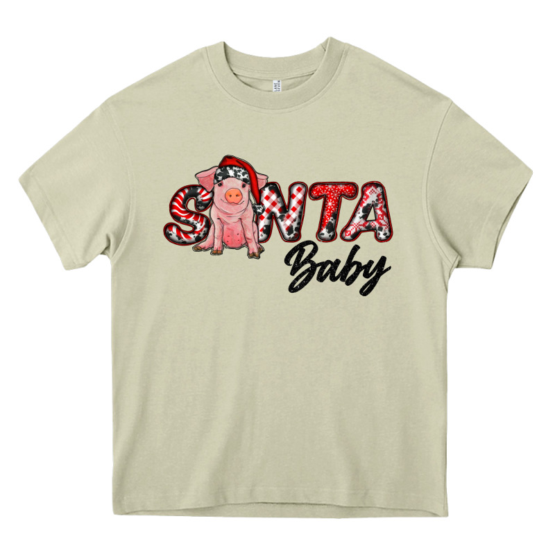 Christmas Santa Baby Heavy Core Tee by RanaPortraitStore | Teevron