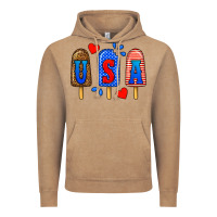 Vintage Coffee usa popsicles Vintage Hoodie - BundleAndBundleShop