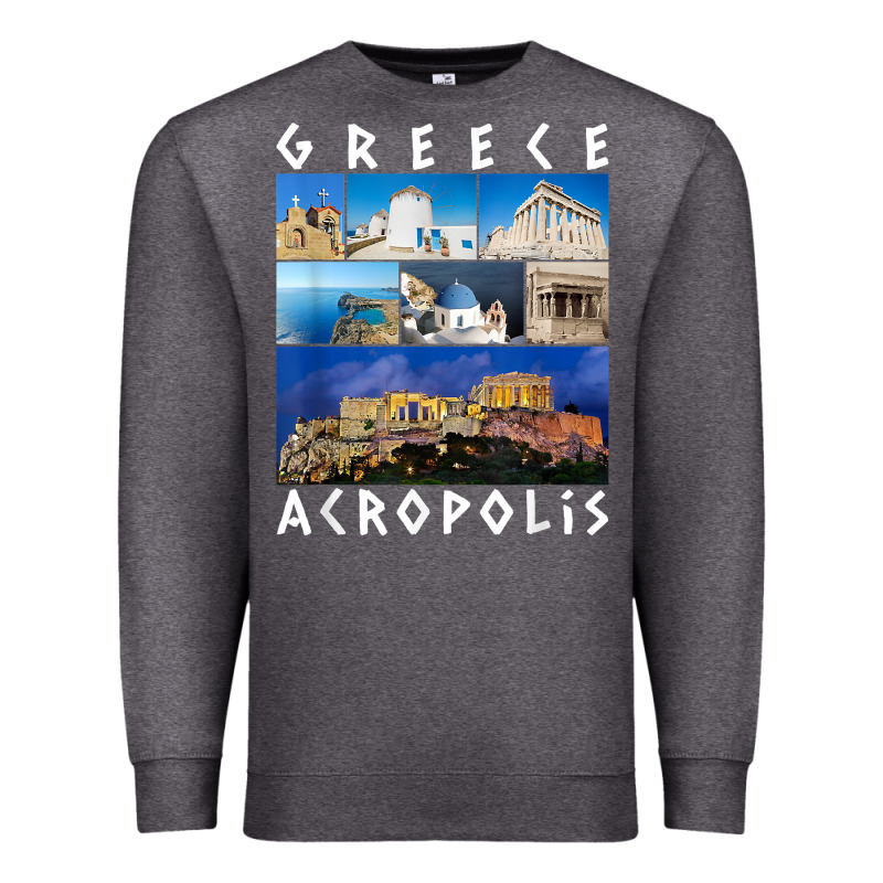 Greece Acropolis Famous Sights Gallery Traveler Souvenir T Shirt Premium Sweatshirt by baoMotion | Teevron