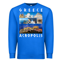 True Royal greece acropolis famous sights gallery traveler souvenir t shirt Premium Sweatshirt - baoMotion