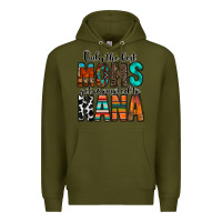 Army Green only the best moms get promoted to nana Premium Hoodie - RacoonDesign