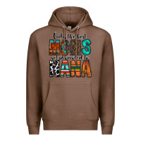 Chestnut only the best moms get promoted to nana Premium Hoodie - RacoonDesign