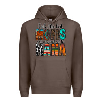 Coffee only the best moms get promoted to nana Premium Hoodie - RacoonDesign