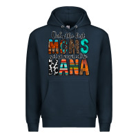 Navy only the best moms get promoted to nana Premium Hoodie - RacoonDesign